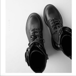 Zara combat boots